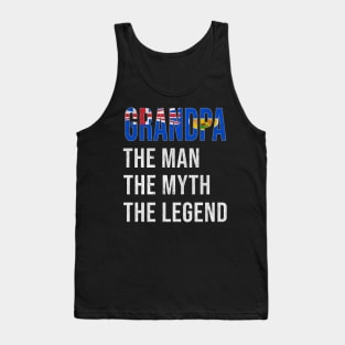 Grand Father Turks And Caicos Grandpa The Man The Myth The Legend - Gift for Turks And Caicos Dad With Roots From  Turks And Caicos Tank Top